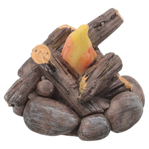 NUOBESTY Miniatur-Lagerfeuer-Modell Künstliches Lagerfeuer Aus Kunstharz Für Die Puppenhaus-Dekoration NUOBESTY Miniatur-Lagerfeuer-Modell Künstliches Lagerfeuer Aus Kunstharz Für Die Puppenhaus-Dekoration von NUOBESTY