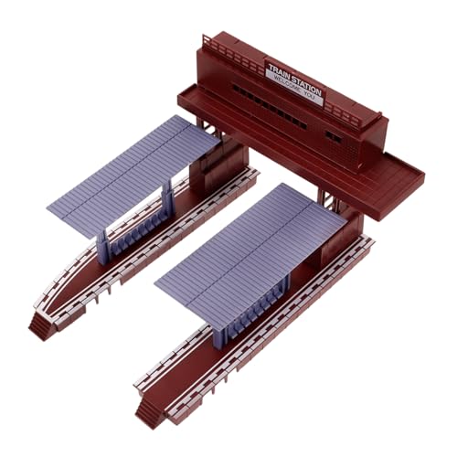 NUOBESTY Modell Dekorative Plattform für Eisenbahn Zubehör Interaktives Lernspielzeug Kreativität und Vorstellungskraft von NUOBESTY