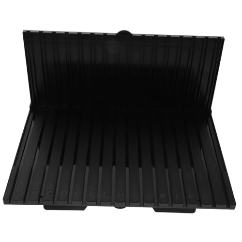NUOBESTY Modellbauteile Regal mit Buchstabenbeschriftung Schwarzes Aufbewahrungsregal für Modelle Platzsparendes Organizer Regal für Hobbyzubehör und Modellteile Vielseitig Einsetzbar für NUOBESTY Modellbauteile Regal mit Buchstabenbeschriftung Schwarzes Aufbewahrungsregal für Modelle Platzsparendes Organizer Regal für Hobbyzubehör und Modellteile Vielseitig Einsetzbar für von NUOBESTY