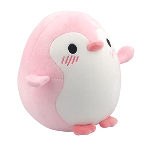 NUOBESTY Pinguin Stofftier Plüschpuppe Rosa Pinguin Plüschtier Für Kinder Stoffpinguin Puppe 20Cm Cartoon Pinguin Kissen Für Kinder Zuhause Raumdekoration 1St von NUOBESTY