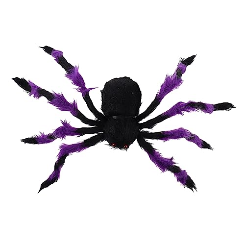 NUOBESTY Realistische Halloween Spinne Große Deko Haarige Fake Spinne für Gruselige Party und Hausdekoration als Selfie Requisite und Geeignet für Innen und Außenbereich NUOBESTY Realistische Halloween Spinne Große Deko Haarige Fake Spinne für Gruselige Party und Hausdekoration als Selfie Requisite und Geeignet für Innen und Außenbereich von NUOBESTY