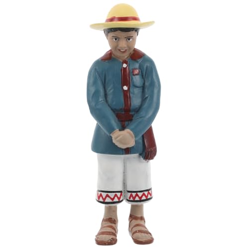 NUOBESTY Realistische Plastik Jungen Figuren Miniaturen Detailreiche Diorama Menschen Vielseitig für Sandkästen Aquarium Terrarien Puppenhäuser Dekoration und Sammlungen von NUOBESTY