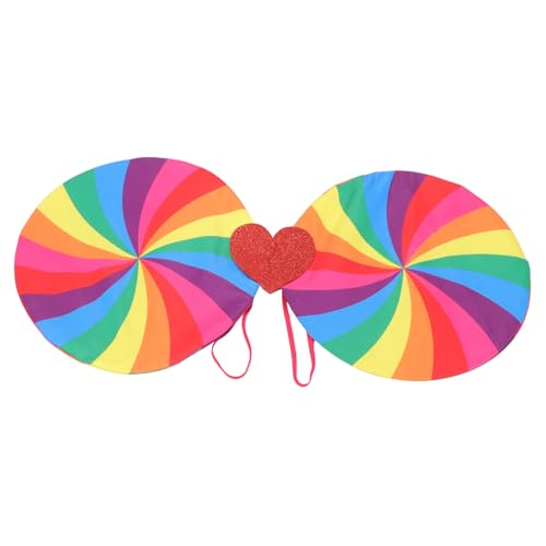 NUOBESTY Regenbogen für Cosplay Leichtes Plastik Kostüm Party Deko mit Tragegurten für Festivals Bühnenaufführungen von NUOBESTY
