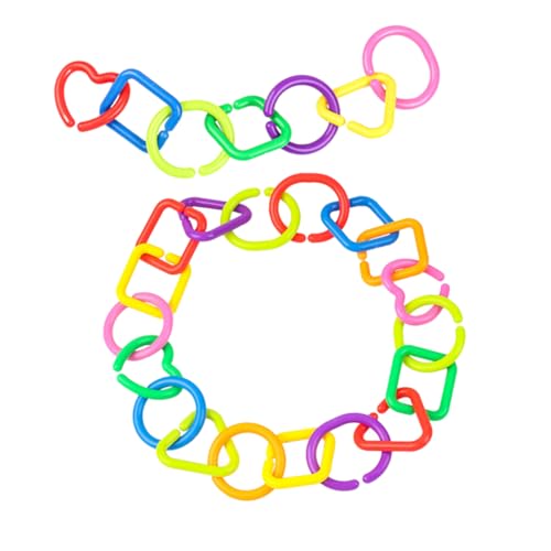 NUOBESTY Schnallenspielzeug Für Die Früherziehung Hängendes Babyspielzeug Für Das Fitnessstudio -beißringkette Für Mama Verlinken Und Lernen Plip-Links Feinmotorikspiele Babyring Sport von NUOBESTY