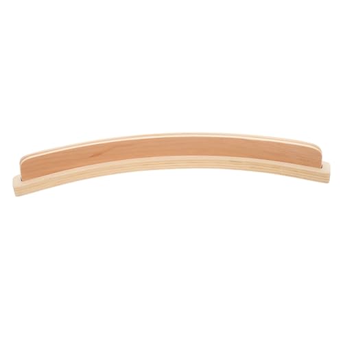 NUOBESTY Spielkartenständer Deck gebogen Inhaber Kartenspieltablett Tablettgestell Samba Kartenspielständer Präsentationshalter aus Holz Spielkartenablage aus Holz hölzern von NUOBESTY