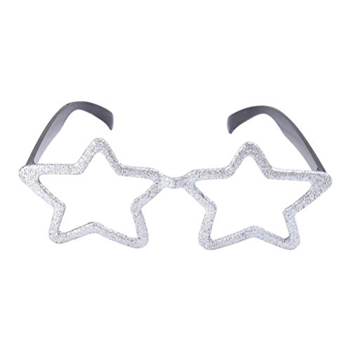 NUOBESTY Stern Sonnenbrille Glitzer Party Brille Lustige Jubel Brille Neuheit Brille für Foto Prop Party Gunst Silber NUOBESTY Stern Sonnenbrille Glitzer Party Brille Lustige Jubel Brille Neuheit Brille für Foto Prop Party Gunst Silber von NUOBESTY