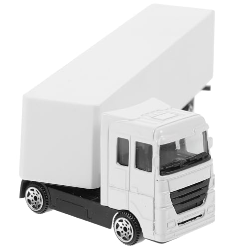 NUOBESTY Weißes Miniatur-Container-LKW-Modell, Realistischer Spielzeug-LKW für Kinder, 20 cm Große Legierung, 1 Stück NUOBESTY Weißes Miniatur-Container-LKW-Modell, Realistischer Spielzeug-LKW für Kinder, 20 cm Große Legierung, 1 Stück von NUOBESTY
