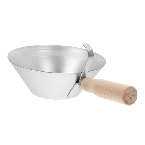 NUOBESTY baustoffe Werkzeugeimer aus Beton Stuckateur Werkzeuge Griff des Werkzeugeimers Schlammpfanne Holz Silver NUOBESTY baustoffe Werkzeugeimer aus Beton Stuckateur Werkzeuge Griff des Werkzeugeimers Schlammpfanne Holz Silver von NUOBESTY