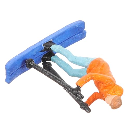 NUOBESTY Realistisches Mini-Modell Von Skifahrern Im Maßstab 1:64 Menschliches Modell Für Dekoration Und Projekte von NUOBESTY