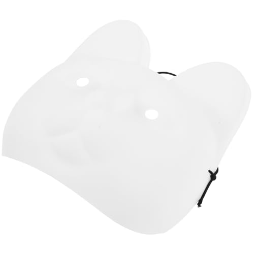 NUOBESTY tierische Halloween katzenmaske Katzenform Maskenvorlage Maskenmalerei Pore Kunstfell Halloween-Maskenstütze für Maskerade-Party Maskerademaske PVC Weiß NUOBESTY tierische Halloween katzenmaske Katzenform Maskenvorlage Maskenmalerei Pore Kunstfell Halloween-Maskenstütze für Maskerade-Party Maskerademaske PVC Weiß von NUOBESTY