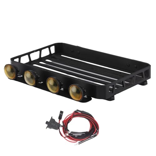 NUODOU RC Teile Für LDRC LD-P06 Für Unimog 1/12 RC LKW Auto Upgrade Teile Metall Gepäckträger Dach Rack Mit Licht RC Auto Lampe Modifizierte Teile NUODOU RC Teile Für LDRC LD-P06 Für Unimog 1/12 RC LKW Auto Upgrade Teile Metall Gepäckträger Dach Rack Mit Licht RC Auto Lampe Modifizierte Teile von NUODOU