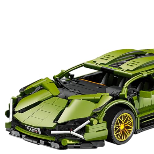 NUOJIAYING Supersportwagen Bausteine Sets, 1215 Teile 1:14 Drift Auto Bausteine, Modell-Bauset für Erwachsene, Technic Sportwagen Bausteine Rennwagen Auto Modell Kompatibel mit großen Marken von NUOJIAYING