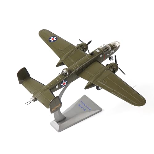 NUOTIE B-25B Mitchell Tokyo Raid 1/72 Metallflugzeugmodellbausätze mit Ständer WWII Bombermodell aus Druckgusslegierung, Vorgefertigte Militärflugzeugkollektion (Doolittle) von NUOTIE
