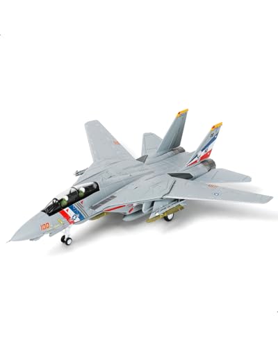 NUOTIE F-14A Tomcat 1/100 Metall-Flugzeugmodellbausätze mit Ständer VF-2 Kopfgeldjäger DieCast Alloy Fighter Modell Jet vorgefertigte Militärflugzeugsammlung für Display oder Geschenk NUOTIE F-14A Tomcat 1/100 Metall-Flugzeugmodellbausätze mit Ständer VF-2 Kopfgeldjäger DieCast Alloy Fighter Modell Jet vorgefertigte Militärflugzeugsammlung für Display oder Geschenk von NUOTIE