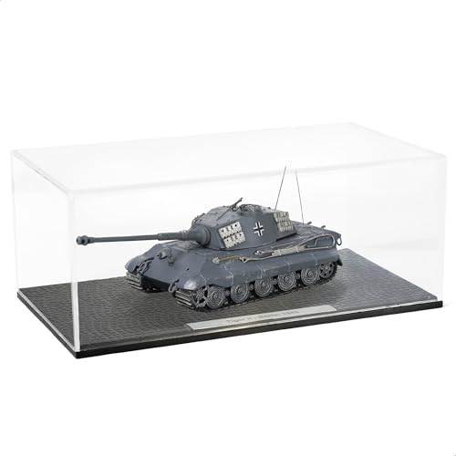 NUOTIE Militärpanzermodell im Maßstab 1:72, fertiges Legierungsmetall Druckguss mit Kunststoffpanzermodell Weltkrieg ? Armeefahrzeug Panzer Mini 1945 Tiger Modell Geschenksammlung von NUOTIE