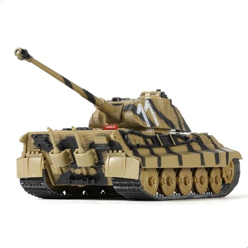 NUOTIE Tiger II Panzer 1/32 schweres Panzermodell aus Metalldruckguss, Deutschland, 2. Weltkrieg, Legierung, vorgefertigte Modellbausätze (Camouflage) von NUOTIE