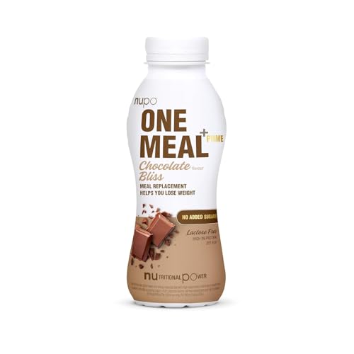 NUPO® Mahlzeitenersatz Trinkmahlzeit zum abnehmen [Schokolade - 12 Stk.] - Diät Drink zum abnehmen - Abnehm Shake Mahlzeitersatz - Drink Mahlzeit - Nahrungsersatz - Flüssignahrung Mensch von NUPO