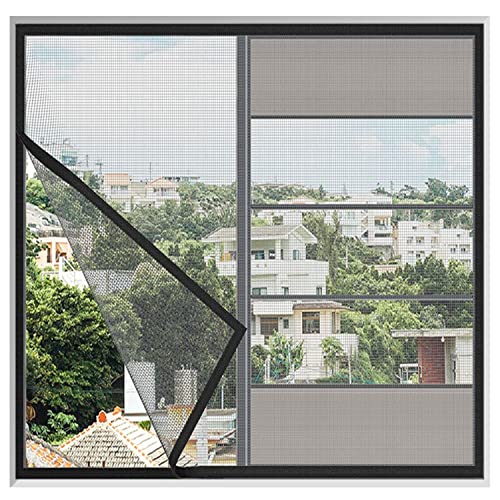 155x190cm Fliegengitter Fenster Premium Qualität Insektenschutz Fenster Moskitonetz Fliegennetz Fenster Insektenschutznetz Mückenschutz Mückennetz von NURCIX