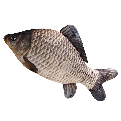 NURCIX Plüschtier Simulation Fisch Kissen Plüsch Spielzeug Realistische Karpfen Puppen Jungen Und Mädchen Geburtstag Urlaub Geschenk Zimmerdekoration von NURCIX