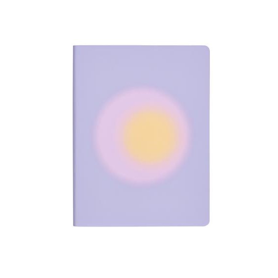 NUUNA Notizbuch Colour Clash Trance Lila L Light von NUUNA