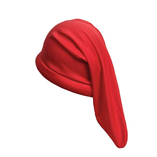 NUWIND 12" Zwerg Gnom Hut in Sieben Farben - Märchen Elfen Mütze für Halloween Kostüm Accessoire Party Cosplay (rot) von NUWIND