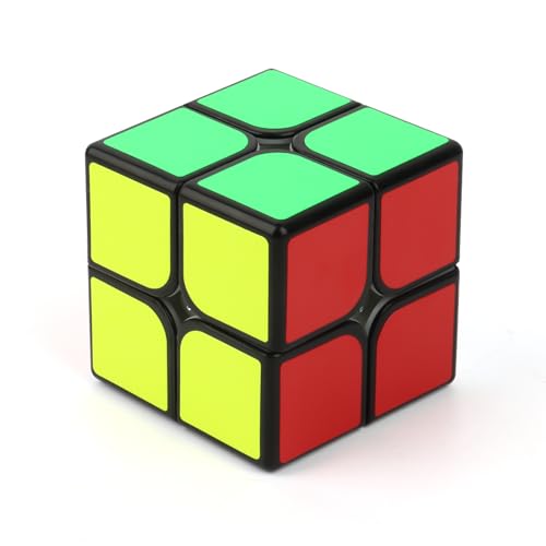 NVIYAM Speed Cube, Zauberwürfel Original Magic Cube Professional Puzzle Cube, Solides & Langlebiges, 3D Puzzle Spiele für Kinder und Erwachsene (Black Sticker 2x2) von NVIYAM