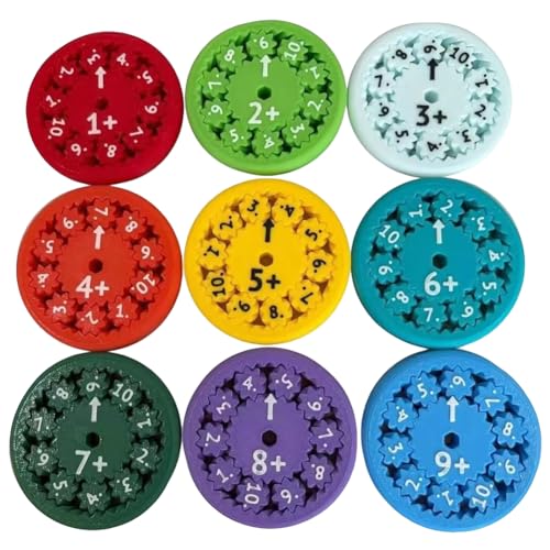 Mathe-Fidget-Spinners, 9 Stücks Mathespinners, Multiplication Fidgetspinners Divisionspinners, Fidgetspinners, Lernspielzeug Fidgetspinner für Kinder, Mathe-Lernspiele Zappelspielzeug Mathe-Fidget-Spinners, 9 Stücks Mathespinners, Multiplication Fidgetspinners Divisionspinners, Fidgetspinners, Lernspielzeug Fidgetspinner für Kinder, Mathe-Lernspiele Zappelspielzeug von NVKRLFYD