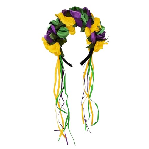 NVOQILIN Festliches, buntes Stirnband für Karneval, bequemes Stoff-Stirnband, Accessoire, für Kostümpartys, festliche Anlässe NVOQILIN Festliches, buntes Stirnband für Karneval, bequemes Stoff-Stirnband, Accessoire, für Kostümpartys, festliche Anlässe von NVOQILIN
