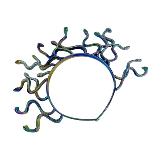 NVOQILIN Kostüm-Party-Kopfschmuck, Cosplay, Schlangen-Kopfschmuck, stilvolle Party-Neuheit, Stirnbänder für Cosplay und Festivals, mystischer Charm-Kopfschmuck NVOQILIN Kostüm-Party-Kopfschmuck, Cosplay, Schlangen-Kopfschmuck, stilvolle Party-Neuheit, Stirnbänder für Cosplay und Festivals, mystischer Charm-Kopfschmuck von NVOQILIN