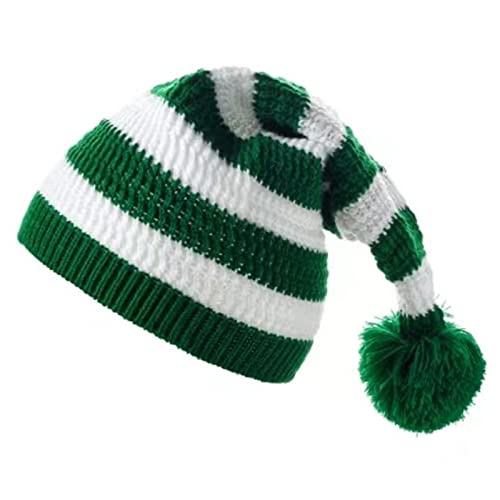 NVOQILIN Weihnachtsmütze für Eltern und Kinder mit warmem, gestricktem Streifenmuster, dicke Hüte für Erwachsene und Kinder NVOQILIN Weihnachtsmütze für Eltern und Kinder mit warmem, gestricktem Streifenmuster, dicke Hüte für Erwachsene und Kinder von NVOQILIN