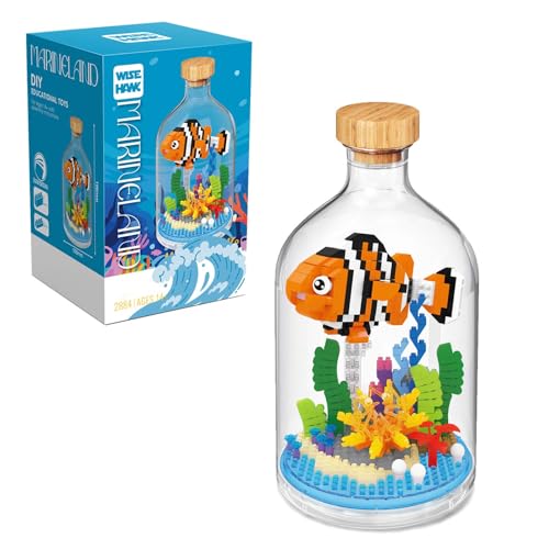 NVOSIYU Anemonenfisch Mini Bausteine, Kreatives Bauspielzeug mit Meerestieren Figuren für Erwachsene, Home Deko, Klemmbausteine Tiere Set Geschenk für Frauen, Männer NVOSIYU Anemonenfisch Mini Bausteine, Kreatives Bauspielzeug mit Meerestieren Figuren für Erwachsene, Home Deko, Klemmbausteine Tiere Set Geschenk für Frauen, Männer von NVOSIYU