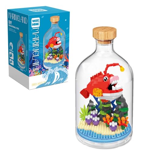 NVOSIYU Anglerfisch Mini Bausteine, Kreatives Bauspielzeug mit Meerestieren Figuren für Erwachsene, Home Deko, Klemmbausteine Tiere Set Geschenk für Frauen, Männer NVOSIYU Anglerfisch Mini Bausteine, Kreatives Bauspielzeug mit Meerestieren Figuren für Erwachsene, Home Deko, Klemmbausteine Tiere Set Geschenk für Frauen, Männer von NVOSIYU