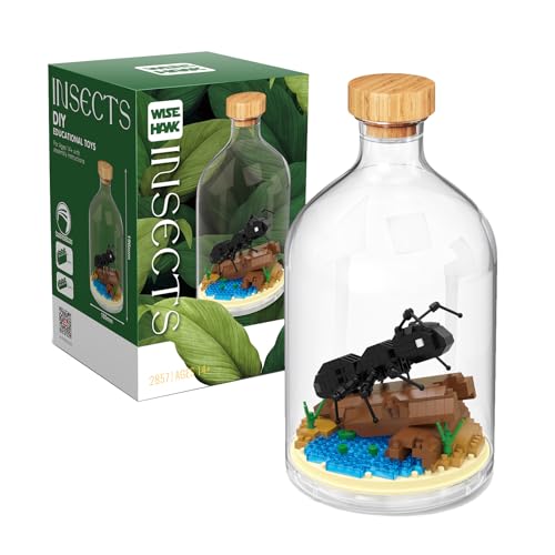 NVOSIYU Insekten Mini Bausteine, DIY Die Ameise Tier-Figuren Bauspielzeug für Wohnzimmer oder Büro Deko, Insektensammlung Klemmbausteine Tiere Set Kreative Geschenke für Erwachsen NVOSIYU Insekten Mini Bausteine, DIY Die Ameise Tier-Figuren Bauspielzeug für Wohnzimmer oder Büro Deko, Insektensammlung Klemmbausteine Tiere Set Kreative Geschenke für Erwachsen von NVOSIYU
