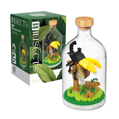 NVOSIYU Insekten Mini Bausteine, DIY Tier-Figuren Bauspielzeug für Wohnzimmer oder Büro Deko, Insektensammlung Klemmbausteine Tiere Set Kreative Geschenke für Erwachsen NVOSIYU Insekten Mini Bausteine, DIY Tier-Figuren Bauspielzeug für Wohnzimmer oder Büro Deko, Insektensammlung Klemmbausteine Tiere Set Kreative Geschenke für Erwachsen von NVOSIYU