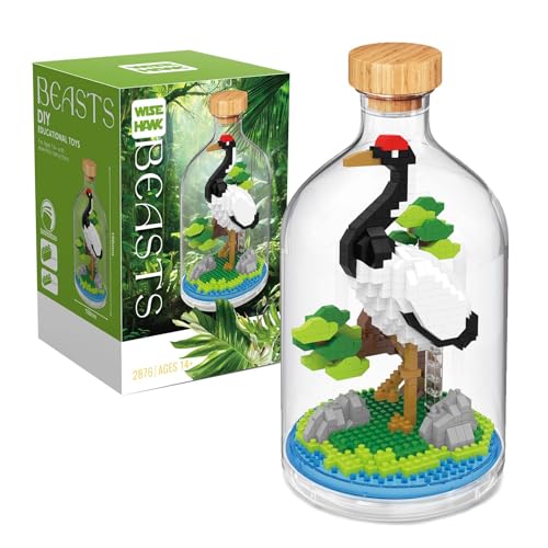 NVOSIYU Japanischer Kranich Mini Bausteine Set, Kreative Tier-Figuren Bauspielzeug für Erwachsene, Klemmbausteine Tiere Vogel Sammlung Geschenk für Frauen, Männer NVOSIYU Japanischer Kranich Mini Bausteine Set, Kreative Tier-Figuren Bauspielzeug für Erwachsene, Klemmbausteine Tiere Vogel Sammlung Geschenk für Frauen, Männer von NVOSIYU