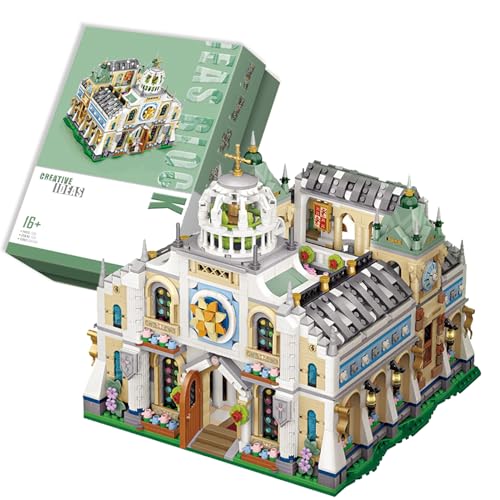 NVOSIYU Mini Blocks Hochzeitskirche, 3308 Teile Mini Klemmbausteine Haus mit Figuren, Geschenk für Erwachsene von NVOSIYU