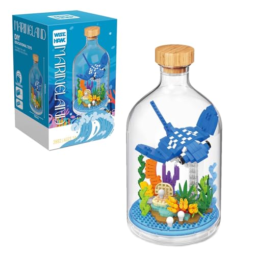 NVOSIYU Teufelsrochen Mini Bausteine, Kreatives Bauspielzeug mit Meerestieren Figuren für Erwachsene, Home Deko, Klemmbausteine Tiere Set Geschenk für Frauen, Männer NVOSIYU Teufelsrochen Mini Bausteine, Kreatives Bauspielzeug mit Meerestieren Figuren für Erwachsene, Home Deko, Klemmbausteine Tiere Set Geschenk für Frauen, Männer von NVOSIYU