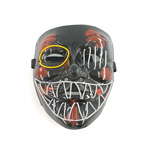 NXTFNRNX Glowing Ghost Dance With Flashs Blood Horror Thriller Led Cosplay Mask Led Party Party Headgear for Carnival Costume Party Props NXTFNRNX Glowing Ghost Dance With Flashs Blood Horror Thriller Led Cosplay Mask Led Party Party Headgear for Carnival Costume Party Props von NXTFNRNX