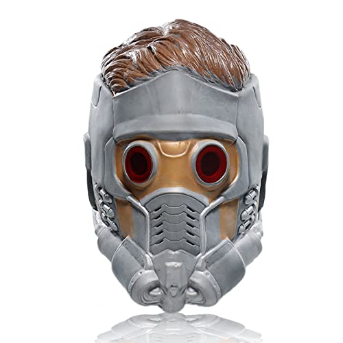 NXTFNRNX Guardians Galaxy Star Lord Cosplay Maske Peter Quill Kopfbedeckung Halloween Make-up Halloween Ball Requisiten Maske Horror Kopfbedeckung für Karneval Kostüm Party Requisiten NXTFNRNX Guardians Galaxy Star Lord Cosplay Maske Peter Quill Kopfbedeckung Halloween Make-up Halloween Ball Requisiten Maske Horror Kopfbedeckung für Karneval Kostüm Party Requisiten von NXTFNRNX