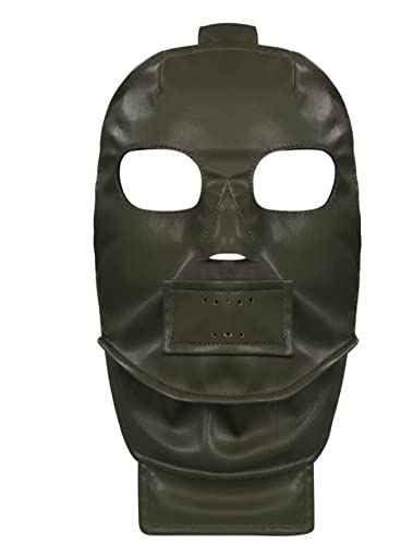 NXTFNRNX Leder Cosplay Maske Rätsel Cosplay Maske Lustige Cosplay Kopfbedeckung Film Charakter Kopfbedeckung für Karneval Kostüm Party Requisiten NXTFNRNX Leder Cosplay Maske Rätsel Cosplay Maske Lustige Cosplay Kopfbedeckung Film Charakter Kopfbedeckung für Karneval Kostüm Party Requisiten von NXTFNRNX