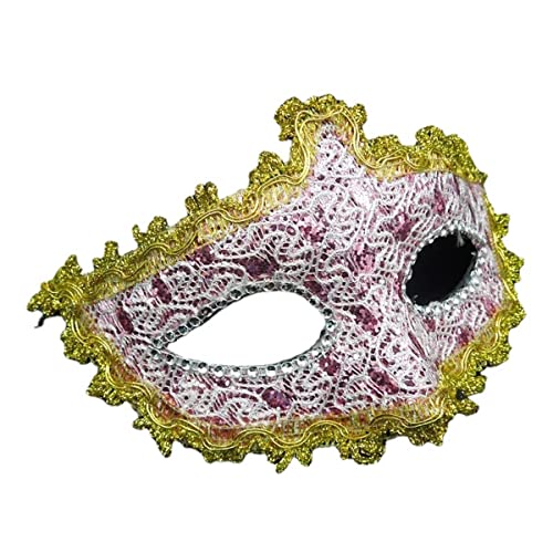 NXTFNRNX Masquerade Prinzessin Leder Cosplay Maske Venedig Cosplay Maske Rose Blume Kopfbedeckung für Karneval Kostüm Party Requisiten NXTFNRNX Masquerade Prinzessin Leder Cosplay Maske Venedig Cosplay Maske Rose Blume Kopfbedeckung für Karneval Kostüm Party Requisiten von NXTFNRNX