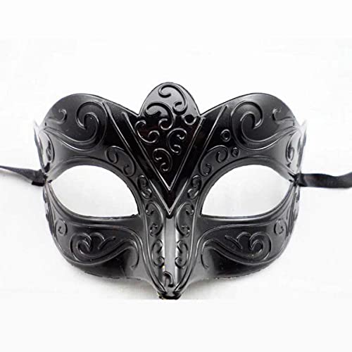 NXTFNRNX Schwarze Cosplay Maske Antik Wasser Ripple Cosplay Maske Maskerade Kopfbedeckung für Karneval Kostüm Party Requisiten NXTFNRNX Schwarze Cosplay Maske Antik Wasser Ripple Cosplay Maske Maskerade Kopfbedeckung für Karneval Kostüm Party Requisiten von NXTFNRNX
