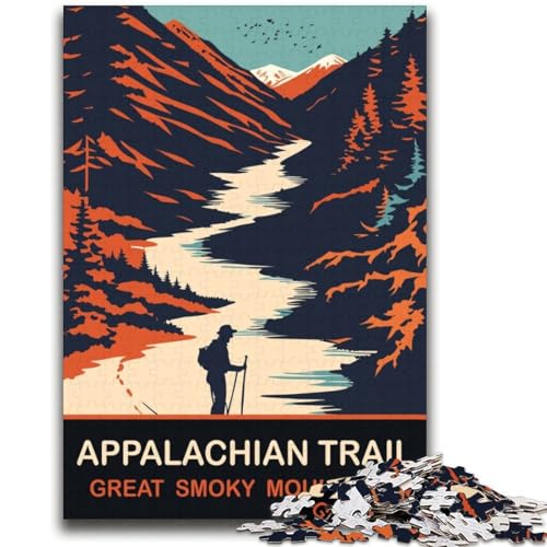 Appalachian Trail Puzzles für Erwachsene 2000 Teile, Spielzeug Lernspiele Stressabbau Wichtelgeschenke für Kinder ab 14 Jahren 2000 Teile (70x100cm) von NYANBFKEA
