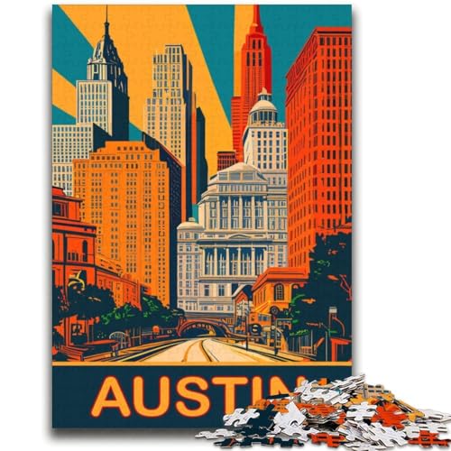Austin 2000-teiliges Puzzle für Teenager, Geschenke, pädagogisches Spielzeug zum Stressabbau, ganze Familie, 2000 Teile (70x100cm) von NYANBFKEA