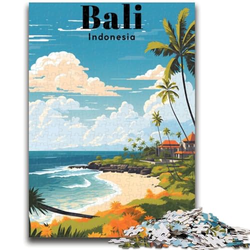 Bali Indonesien Reise 1000 Teile Puzzle für Erwachsene Teenager, Spielzeug Lernspiele Stressabbau Wichtelgeschenke für Kinder ab 14 Jahren 1000 Stück (26x38cm) von NYANBFKEA