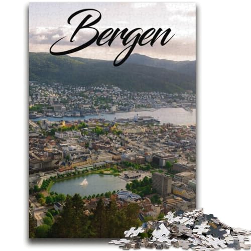 Bergen Puzzle mit 2000 Teilen für Erwachsene, Stressabbau, schwierige Herausforderung für die Heimdekoration, für Kinder ab 14 Jahren, 2000 Teile (70x100cm) von NYANBFKEA