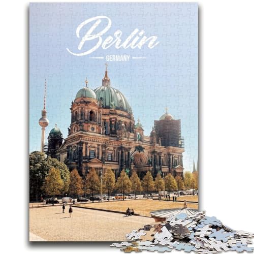 Berlin-Puzzle mit 1000 Teilen, Geschenk für Teenager, perfekt für Spieleabende, buntes Spielzeug als Geschenk für zu Hause, 1000 Teile (26x38cm) von NYANBFKEA
