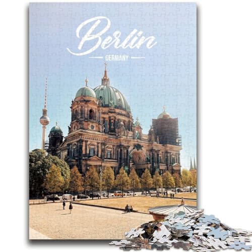 Berlin-Puzzles 1000 Teile für Teenager ab 14 Jahren, Heimkunst-Dekoration, Familienspiele, Weihnachts- und Geburtstagsgeschenke, 1000 Teile (50x75cm) von NYANBFKEA