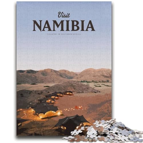 Besuchen Sie Namibia Puzzles für Erwachsene 2000 Teile, Spielzeug Lernspiele Stressabbau Wichtelgeschenke für Kinder ab 14 Jahren 2000 Teile (70x100cm) von NYANBFKEA