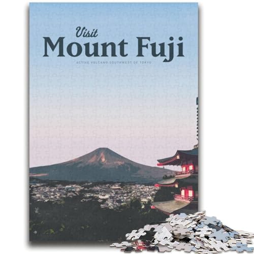 Besuchen Sie den Berg Fuji, Puzzles für Teenager, 2000 Puzzles, für 14+, trainieren Sie Ihr Gehirn und Ihre Hände, Weihnachtsspielgeschenke, 2000 Teile (70x100cm) von NYANBFKEA